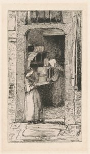 La vendedora de mostaza, 1858 de James Abbott McNeill Whistler