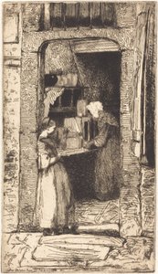 La Vendedora de Mostaza, 1858 de James Abbott McNeill Whistler
