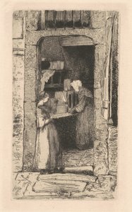 La vendedora de mostaza, 1858 de James Abbott McNeill Whistler