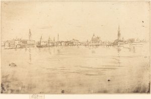 La Salute: Amanecer, 1879-1880 de James Abbott McNeill Whistler