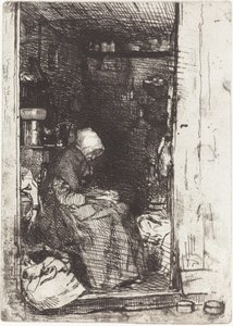 La Vieja con Harapos de James Abbott McNeill Whistler