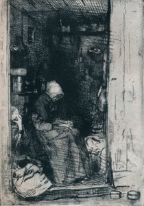 La Vieille aux Loques, 1858 1903-1904 de James Abbott McNeill Whistler