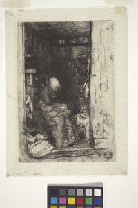 La Vielle Aux Loques (aguafuerte) de James Abbott McNeill Whistler