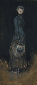 Dama en gris de James Abbott McNeill Whistler