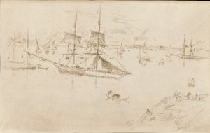 Laguna-Mediodía, 1879-1880 de James Abbott McNeill Whistler