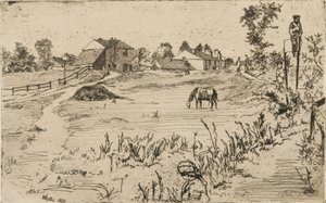 Paisaje con Caballos, 1859 de James Abbott McNeill Whistler