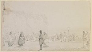 Las costas en Dieppe, 1857