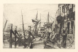 Limehouse, 1859 de James Abbott McNeill Whistler