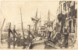 Limehouse, 1859 de James Abbott McNeill Whistler