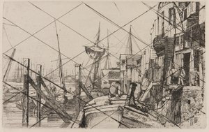 Limehouse, 1859 de James Abbott McNeill Whistler