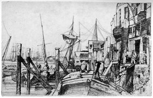 Limehouse, siglo XIX de James Abbott McNeill Whistler