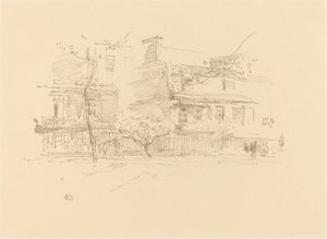 Lindsay Row, Chelsea, 1888 de James Abbott McNeill Whistler