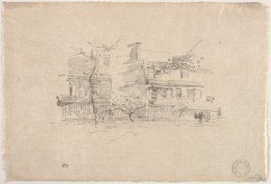 Lindsay Row, Chelsea, 1888 de James Abbott McNeill Whistler