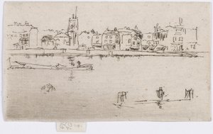 Memorial de Little Chelsea, 1887 de James Abbott McNeill Whistler