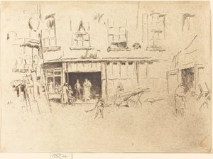 Pequeña corte, c. 1880-1881 de James Abbott McNeill Whistler