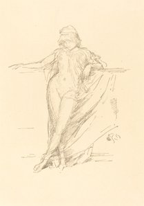 Pequeña figura drapeada, inclinada, 1893