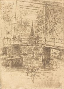 Pequeño puente levadizo, Ámsterdam, 1889