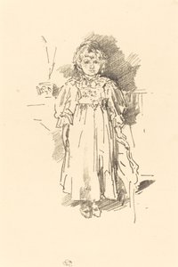 Pequeña Evelyn de James Abbott McNeill Whistler