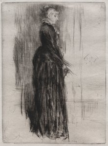 Vestido de terciopelo pequeño de James Abbott McNeill Whistler