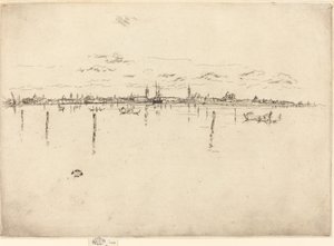 Pequeña Venecia, 1880 de James Abbott McNeill Whistler