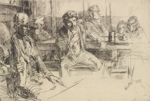 Hombres de la costa, 1859 de James Abbott McNeill Whistler