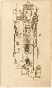 Mairie, Loches, 1888 de James Abbott McNeill Whistler
