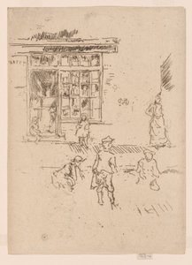 Mármoles, c.1886-88 (aguafuerte; tinta sobre papel) de James Abbott McNeill Whistler