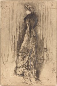 Maud, de pie, c. 1873