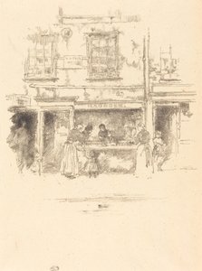 Tienda de pescado de Maunder, Chelsea de James Abbott McNeill Whistler