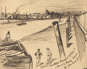 Millbank, 1861 de James Abbott McNeill Whistler