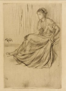 Modelo Sentado de James Abbott McNeill Whistler