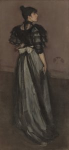 Nácar y plata: El andaluz, c.1888--1900 (óleo sobre lienzo) de James Abbott McNeill Whistler