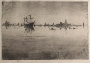 Nocturno, 1880 de James Abbott McNeill Whistler