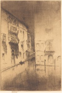 Nocturno: Palacios, 1879-1880 de James Abbott McNeill Whistler