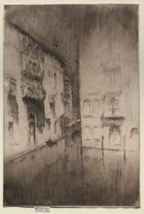 Nocturno: Palacios, 1886 de James Abbott McNeill Whistler