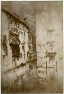 Nocturno: Palacios, c1879 1904 de James Abbott McNeill Whistler
