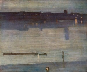 Nocturno en azul y verde, 1870 de James Abbott McNeill Whistler