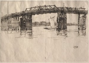 Puente viejo de Battersea de James Abbott McNeill Whistler