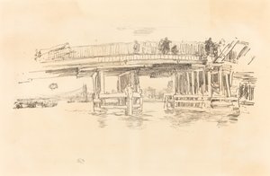 Puente Viejo de Battersea, 1879-1887 de James Abbott McNeill Whistler