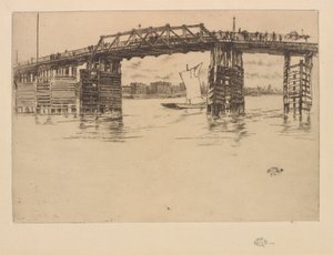Puente Viejo de Battersea, 1879 de James Abbott McNeill Whistler