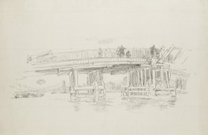 Puente Viejo de Battersea, 1879, publicado 1887 de James Abbott McNeill Whistler