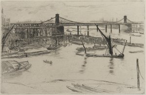 Puente de Hungerford Viejo, 1861