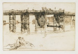El antiguo puente de Putney de James Abbott McNeill Whistler