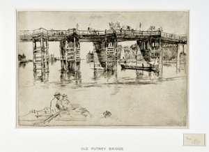 Viejo puente de Putney de James Abbott McNeill Whistler