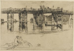 Viejo puente de Putney de James Abbott McNeill Whistler