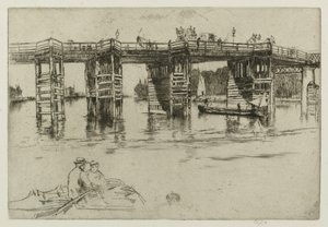 Viejo Puente de Putney de James Abbott McNeill Whistler