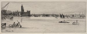 Viejo Puente de Westminster, 1859 de James Abbott McNeill Whistler