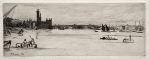 Puente de Westminster Viejo, 1871 de James Abbott McNeill Whistler