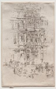Palacios, Bruselas de James Abbott McNeill Whistler