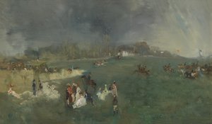 Carrera de caballos de James Abbott McNeill Whistler